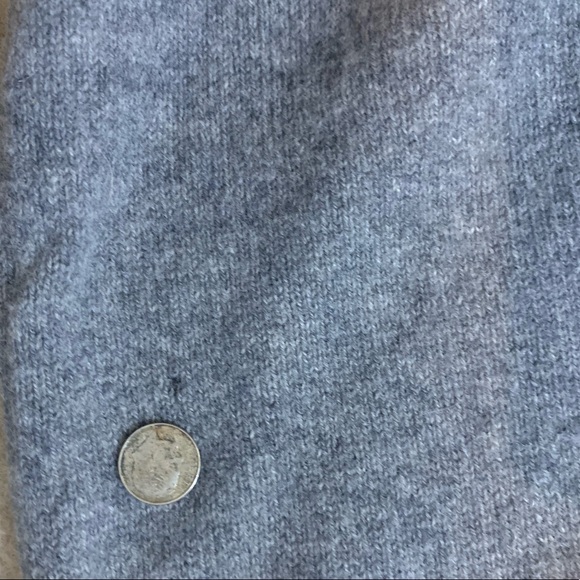 Quill's Woollen Market 100% Gray Wool Made in Ireland Sweater Sz L Unisex - Picture 5 of 5